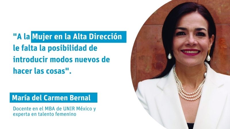 "A la Mujer en la Alta Dirección le falta la posibilidad de introducir modos nuevos de hacer las cosas"