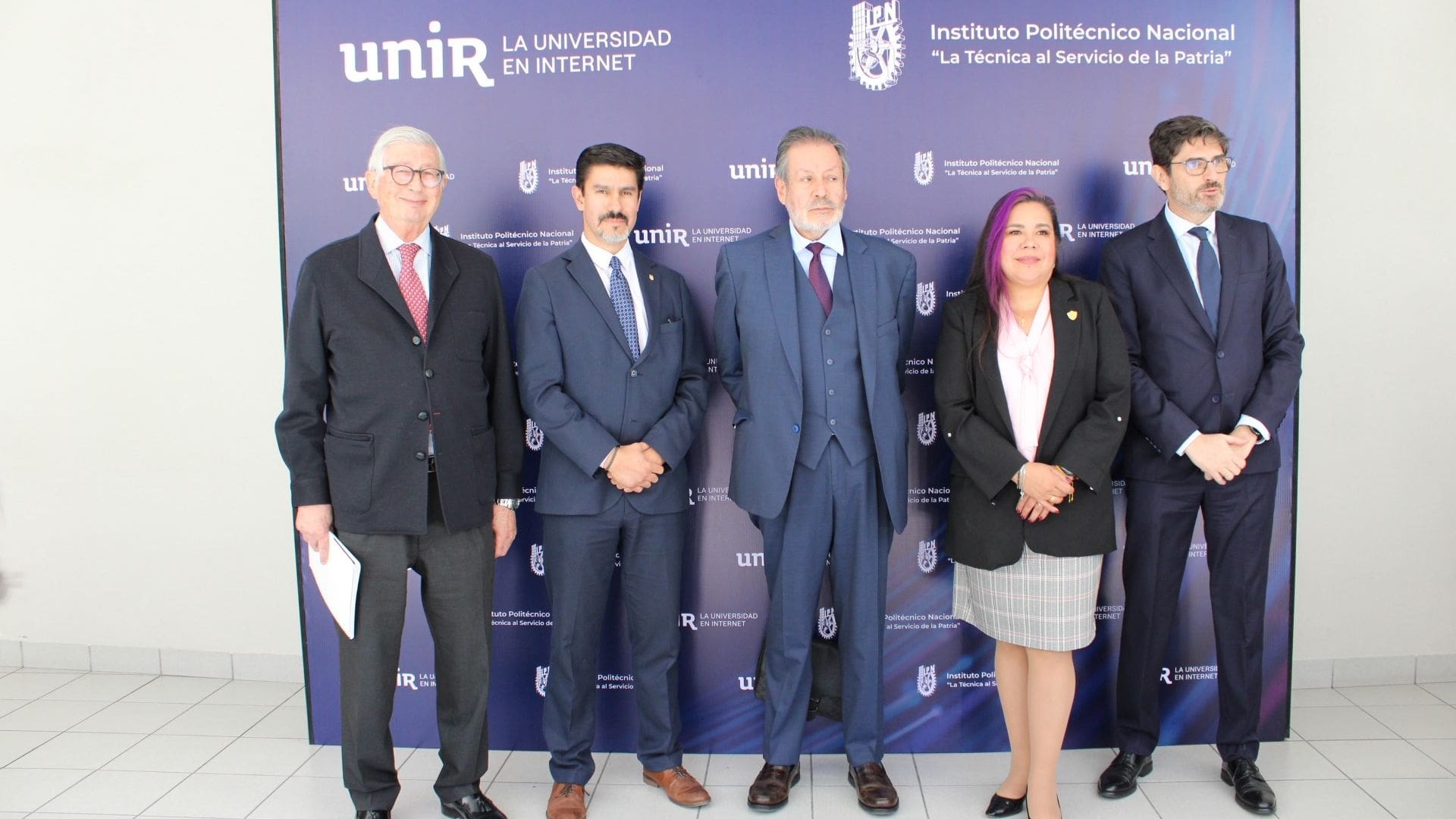 Autoridades IPN y UNIR México